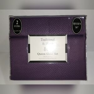 Traditional At Home Queen bedsheet set